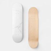 Skateboard Marbre Blanc (Recto)