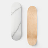Skateboard Marbre Blanc (Recto)