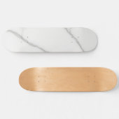 Skateboard Marbre Blanc (Horz)