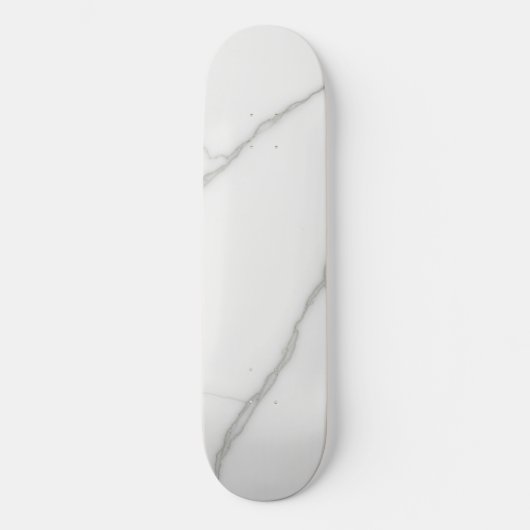 Skateboard Marbre Blanc (Recto)