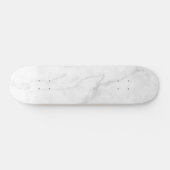 Skateboard Marbre Blanc Moderne (Horz)