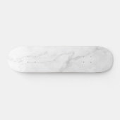 Skateboard Marbre Blanc Moderne (Horz)