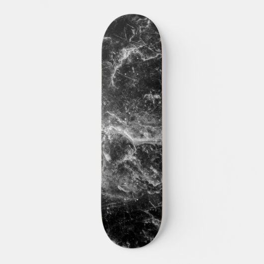 Skateboard Marbre noir énigmatique #2 #texture #décoration #a (Recto)