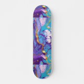 Skateboard Marbre pourpre