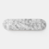 Skateboard Marbre sarcelle blanc Élégance classique Glamour (Horz)