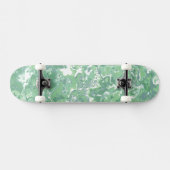 Skateboard Marbre vert monochrome (Horz)