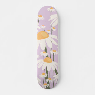 Skateboard Marché aux fleurs Amsterdam Abstrait Retro Daisies