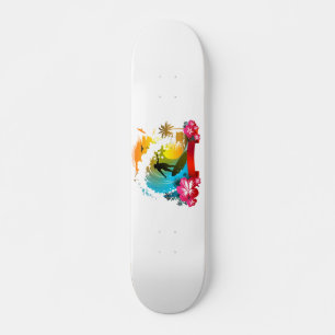 Skateboard Marcher Sur La Marche