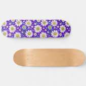 Skateboard Marguerites et Feuilles (Horz)