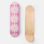 Skateboard Marguerites roses (Recto)
