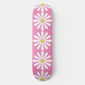 Skateboard Marguerites roses (Recto)