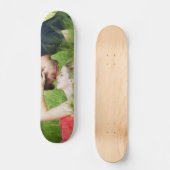 Skateboard Mariage photo Couple personnalisé (Recto)