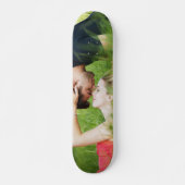 Skateboard Mariage photo Couple personnalisé (Devant)