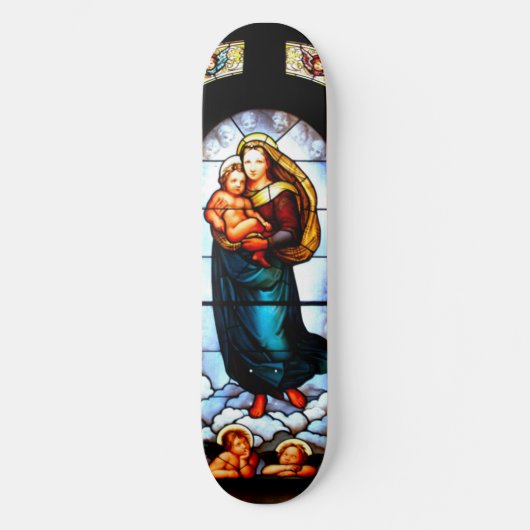 Skateboard Marie et Jésus (Recto)