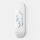 Skateboard Mariés design nom couple date année simulation de (Recto)