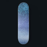 Skateboard Marine Pastel Blue Triple Parties scintillant Ombr<br><div class="desc">Cette impression élégante, séduisante et chic est parfaite pour la jeune fille branchée et élégante. Il présente une parties scintillant bleu marine brillant imbriquée en bleu périwinkle en bleu pastel dégradé ombre. C'est moderne, joli, girly, unique, et cool. ***REMARQUE IMPORTANTE DE CONCEPTION : Pour toute demande de conception personnalisée comme...</div>