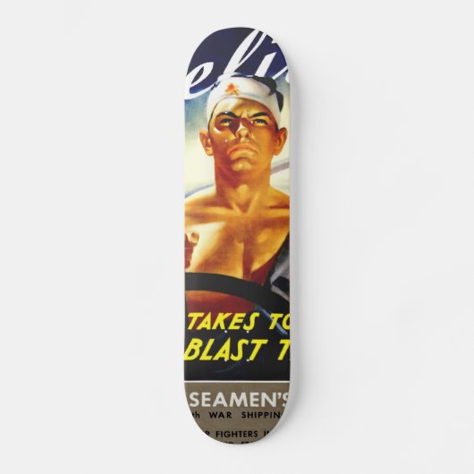 Skateboard Marins marchands (Recto)