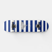 Skateboard Marlin Pêche Chrome sur les bandes Nautiques (Horz)