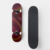 Skateboard Maroon Wave (Recto)