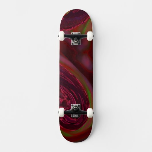 Skateboard Maroon Wave (Recto)