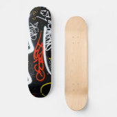 Skateboard marqué (Recto)