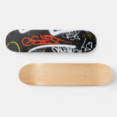 Skateboard marqué (Horz)
