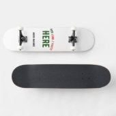 SKATEBOARD MARQUE BLANCHE MODERNE ET PERSONNALISABLE VÉRIFIÉE (Horz)