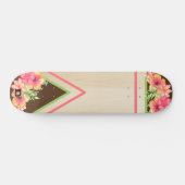 Skateboard Marque Dd Inspiré De L'Hawaïen Tropical (Horz)