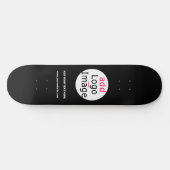 Skateboard Marque professionnelle personnalisable Noir (Horz)
