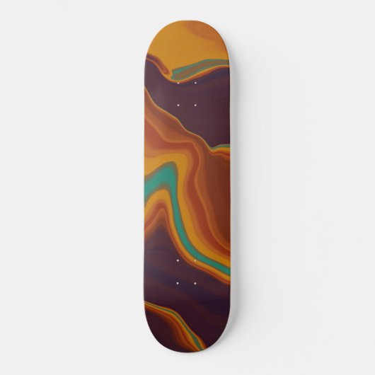 Skateboard marron (Recto)