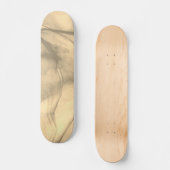 Skateboard Marron / Doré Calqué (Recto)