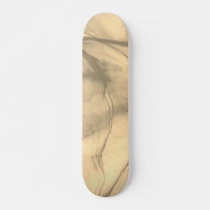 Skateboard Marron / Doré Calqué