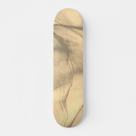 Skateboard Marron / Doré Calqué (Devant)