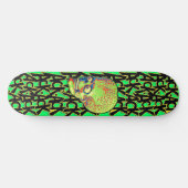 Skateboard Mars Invaders De L'Espace Extérieur Alien Amusant (Horz)