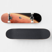 Skateboard Mars Science Laboratory approchant Mars. (Horz)