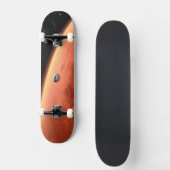 Skateboard Mars Science Laboratory approchant Mars. (Recto)