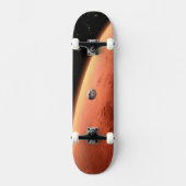 Skateboard Mars Science Laboratory approchant Mars. (Recto)