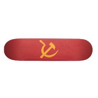 Skateboard marteau et faucille de l'URSS de cccp