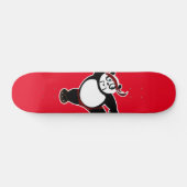 Skateboard Martial Arts Panda - Rouge (Horz)