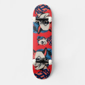 Skateboard Masque Edgy Harlequin (Recto)