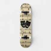 Skateboard Masques de théâtre et musique ancienne (Recto)