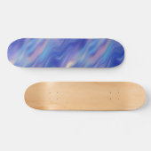 Skateboard Matin Glory Blue Wavy Texture (Horz)