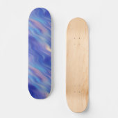 Skateboard Matin Glory Blue Wavy Texture (Recto)