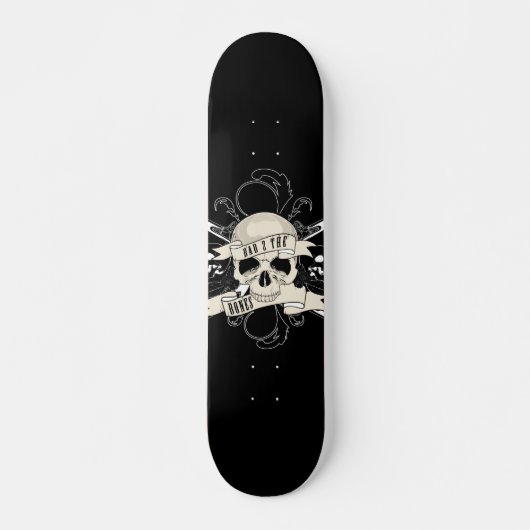 Skateboard Mauvais 2 Os (Devant)