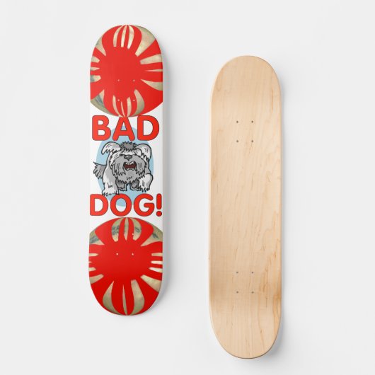 Skateboard Mauvais chien (Recto)