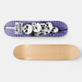 Skateboard Mauvais patin d'os (Horz)