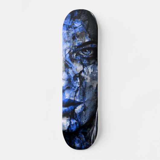 Skateboard Mauvais visage de fille (Recto)