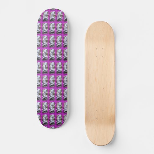 skateboard mauve (Recto)