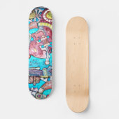 Skateboard Mayan Aztec High Priest Skate Board conception de  (Recto)