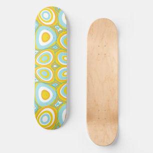 Skateboard Maz Oeufs psychédéliques - Oeufs de canard Bleu Bl